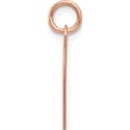 thumbnail image 2 of 14K Rose Gold Heart Disc Charm (19 X 17) Made In United States xrm528/13, 2 of 5