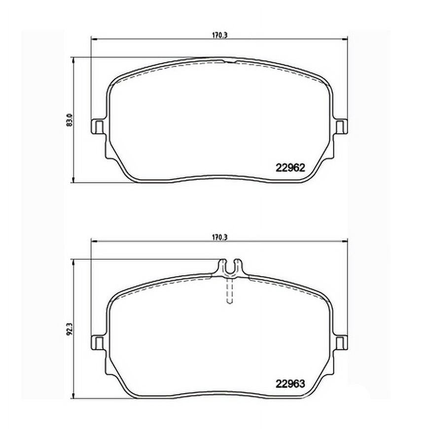 HELLA 355039211 OE Formulated Low-Metallic Disc Brake Pad Set