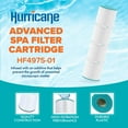 thumbnail image 2 of Hurricane HF4975-01 Advanced Pool and Spa Filter Cartridge Replacement, White, 2 of 9