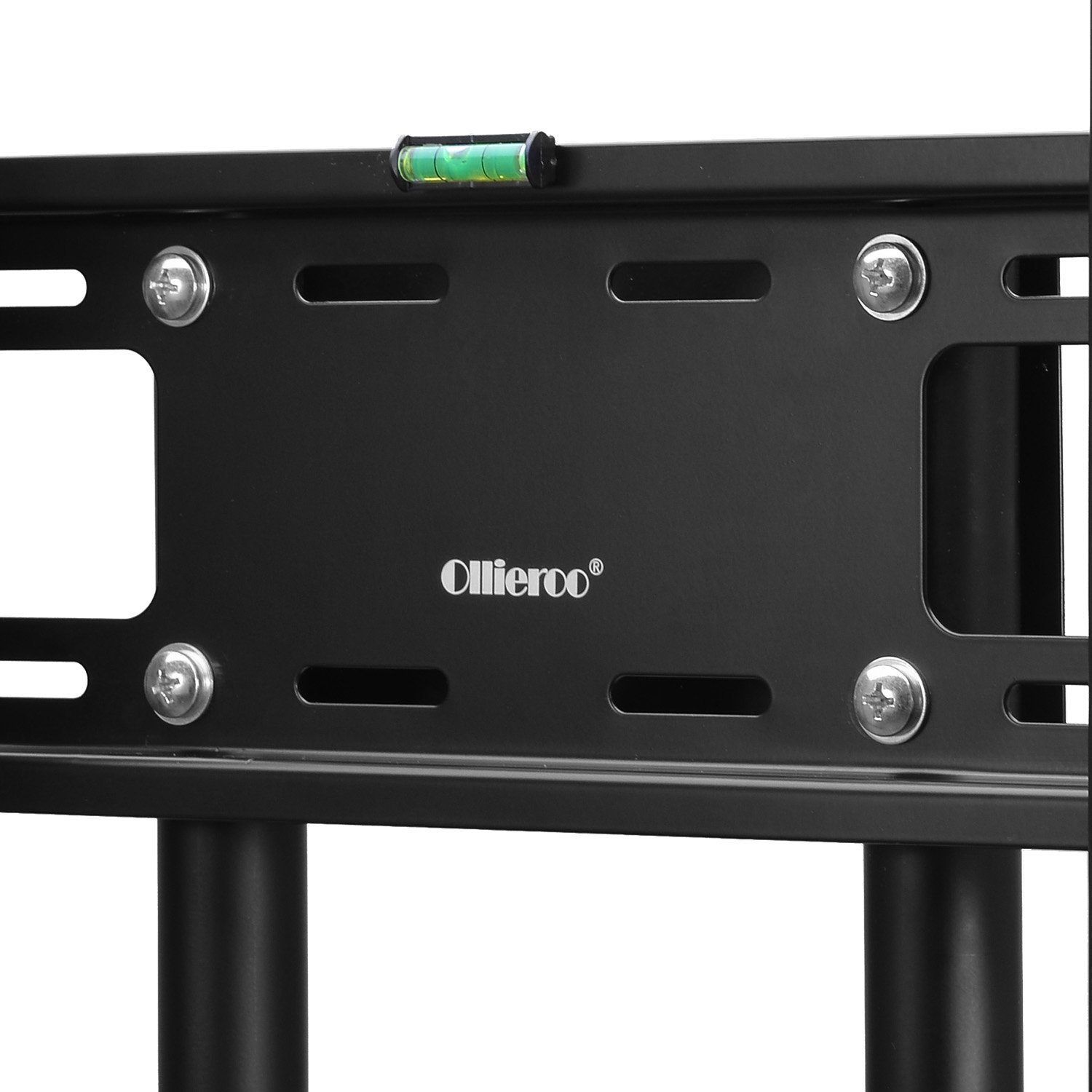 Allieroo TV Mobile Stand Height Adjustable for Most 32-65 Inch TVs Flat Panel Screens with Wheels - image 3 of 6