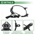 thumbnail image 4 of Unique Bargains ABS Wheel Speed Sensor ABS Sensor Set No.919202W000 for Hyundai Santa Fe 2WD 2013-2019 1 Pcs Left Rear, 4 of 7