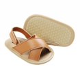 thumbnail image 3 of Baby Boys Roma Sandals Cross Hollow Out Soft Sole Summer Beach Shoes First Walkers, 3 of 4
