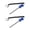Blue, variant on 2PCs Aluminum Mixture Fitness Machine Dowels Locking Tip Dynamic Blue Permanent Gym Accessory