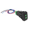 thumbnail image 2 of 5 Pin Black Plastic Car Push Button Fog Light Switch for Civic Accord CRV, 2 of 9