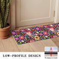 thumbnail image 3 of Pioneer Flower Floral Print Pattern Door Rugs,Washable Non Slip Door Mats Indoor,Decorative Door Mats,Entry Mat Indoor for Entrance,Bedroom,Kitchen,Bathroom,16"x47", 3 of 6