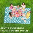 thumbnail image 6 of 5x8ft/6x9 ft/8x10ft/9×12ft Waterproof Outdoor Rug for Patio Reversible Plastic Straw Rug Outside Portable RV Carpet for Camping Picnic Balcony Backyard Porch, 6 of 8