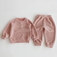 thumbnail image 2 of Girl Clothes Girls' Clothing Sets Girls Boys Outfits Sets Long Sleeve Hoodie And Loose Pants Comfy Two Piece Winter Fall Spring Casual Kids Clothes Toddler Unisex To Fit Children 9 Months To 8 Years, 2 of 9