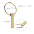 thumbnail image 2 of Linch Pin with Ring 10mm x 45mm Trailer Pins Assortment Kit for Boat Kayak Canoe Trailer Trolley Horsebox, 2 of 5