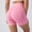Pink, variant on Titcea Gym Shorts Women High Waisted Hip Lifting Fitness Yoga Bike Shorts Running Cycling Breathable Workout Short