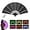 Black, variant on Large Rave Fan, Led Light Up Hand Fan, Handheld Folding Fan with Remote Control, Cool Multifunction Glowing Stage Performance Props Fans for Party Birthday Wedding (Black)