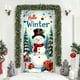 thumbnail image 5 of Ireezec Christmas Door Curtain Santa Claus Print Polyester Fabric Holiday Decoration for Front Door Indoor Wall Party Festival Decor, 5 of 6
