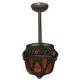 thumbnail image 4 of Meyda Tiffany 113402 9" W Gothic Crown Inverted Pendant - Amber, 4 of 5