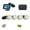 Pearl white, variant on Car Parking Sensor Backup Radar Kit With 4 Park Sensors LCD Display Accessories Voice Reverse Detector Security Alert System ,Easy Installation& Fit All Vehicles
