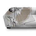 thumbnail image 3 of Retro Soft Flannel Fleece Throw Blanket, European Folk Beauty Muse Divine Woman Picture Print, Cozy Plush for Indoor and Outdoor Use, 60" x 80", Pale Grey Tan, by Ambesonne, 3 of 6