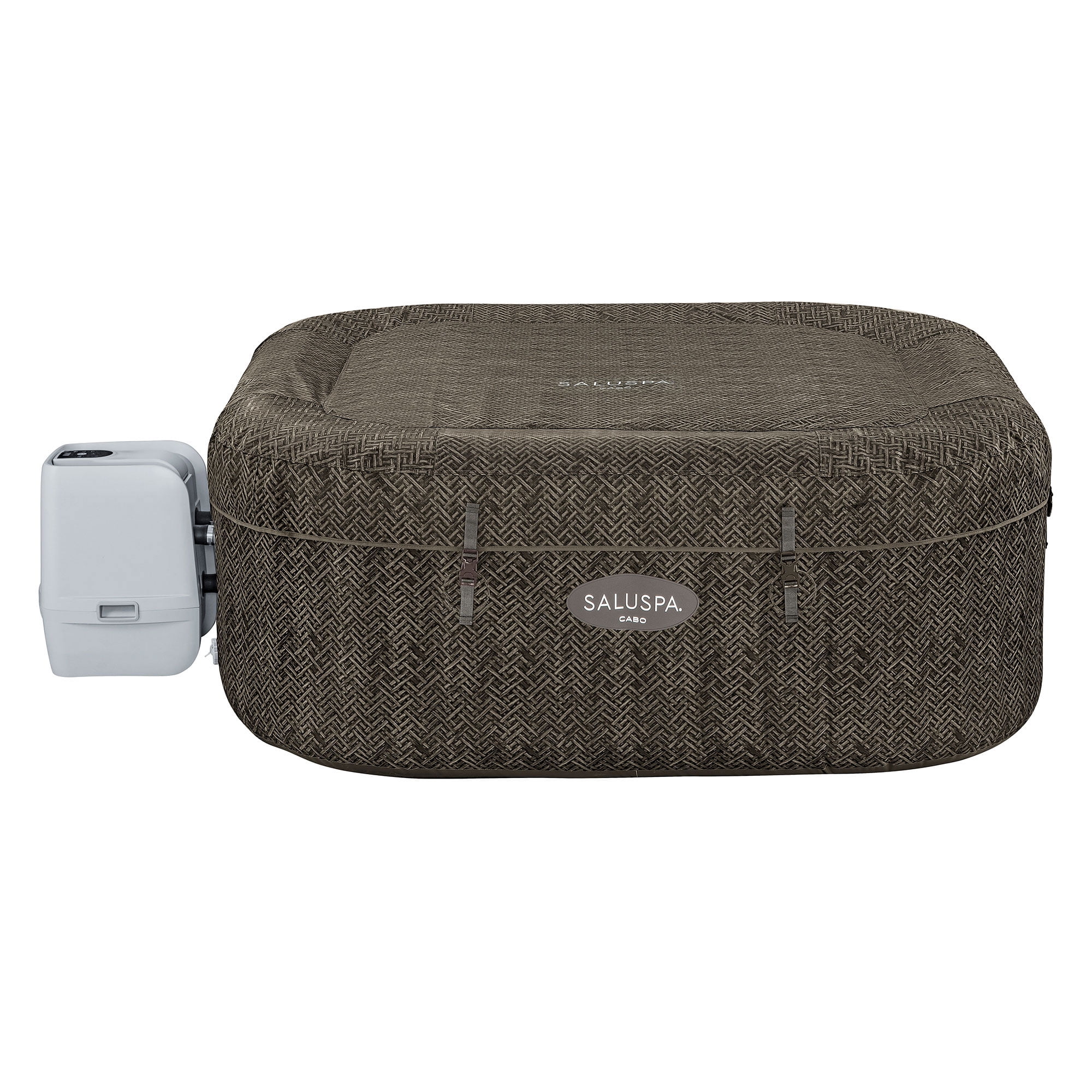 Bestway SaluSpa AirJet Inflatable Square Hot Tub with 6 Seat & 3 Pillow