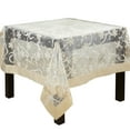 thumbnail image 2 of Saro Lifestyle Printed Snowflake and Ribbon Tablecloth, 2 of 5