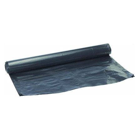 Film-Gard Polyethylene Sheeting 12' x 50' 4 Mil Black - Heavy Duty Plastic Drop Cloth for Construction, Agriculture & Home Improvement