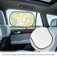 thumbnail image 4 of Yuyamidu Rabbit Car Side Window Sun Shades Sheep Car Window Shades Suitable for Most SUV Truck 2 Pack Sun Shield Block for Baby Car Accessories Sun and UV Rays Protection, 4 of 7