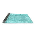thumbnail image 2 of Ahgly Company Indoor Rectangle Abstract Light Blue Contemporary Area Rugs, 2' x 4', 2 of 4