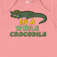 thumbnail image 4 of Inktastic In a While Crocodile with Cool Green Crock in Sunglasses Boys or Girls Baby Bodysuit, 4 of 5