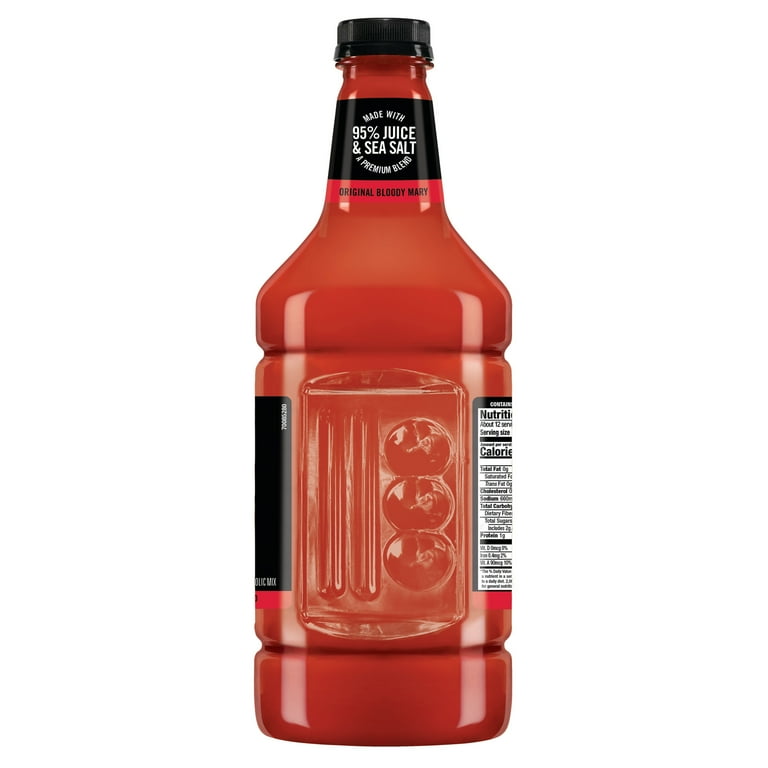Mr & Mrs T Original Bloody Mary Mix, 1.75 L, Bottle - Walmart.com