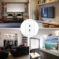thumbnail image 5 of TNP HDMI Wall Plate (2 Port, White) HDMI Face Plate Socket Insert Jack Outlet Panel Mount Support 4K 60Hz HDR ARC/eARC, 5 of 5