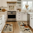 thumbnail image 4 of Halloween Kitchen Rug Set of 2, Non Slip Pumpkin Spooky Mats with Anti Fatigue Comfort, Washable Halloween Decor Rugs for Sink Laundry Office, Farmhouse Holiday Floor Mats 15.8x23.6+15.8x43.3 Inches, 4 of 8