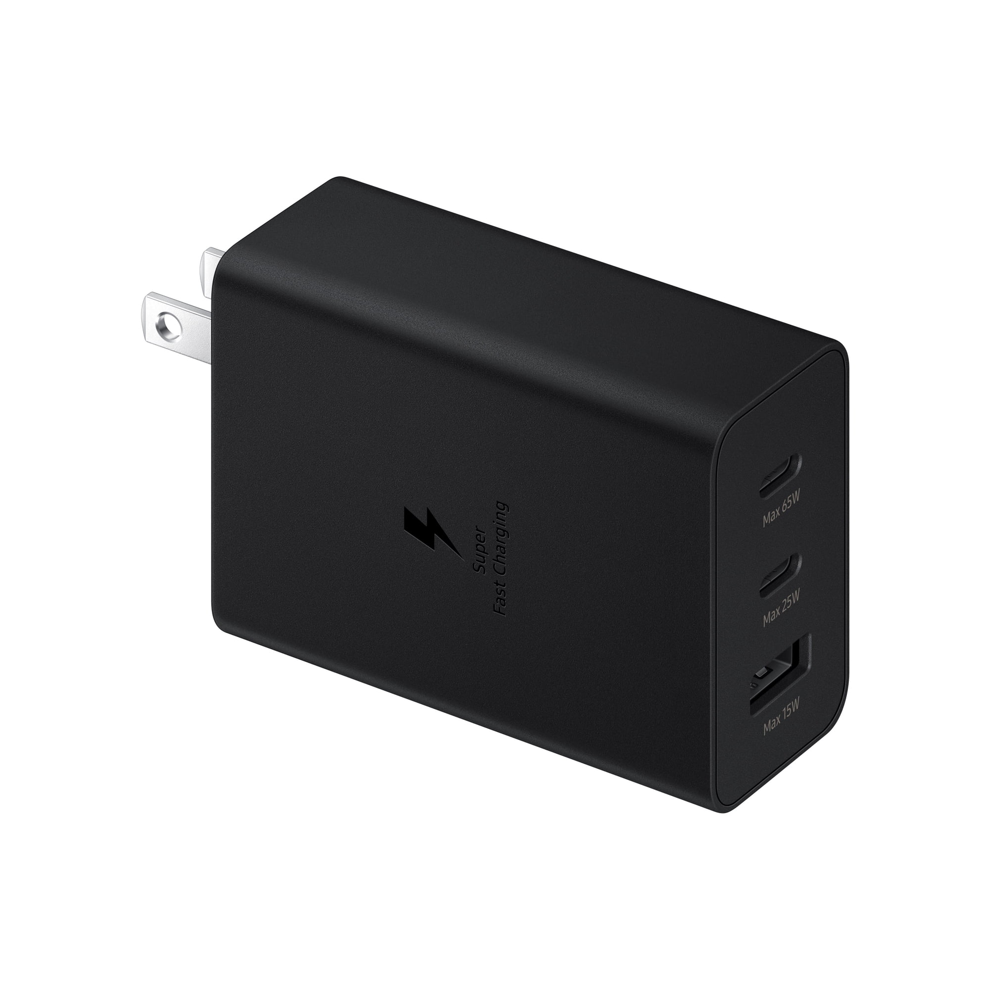 Samsung 65W Trio Adapter, Black (Cable not included)