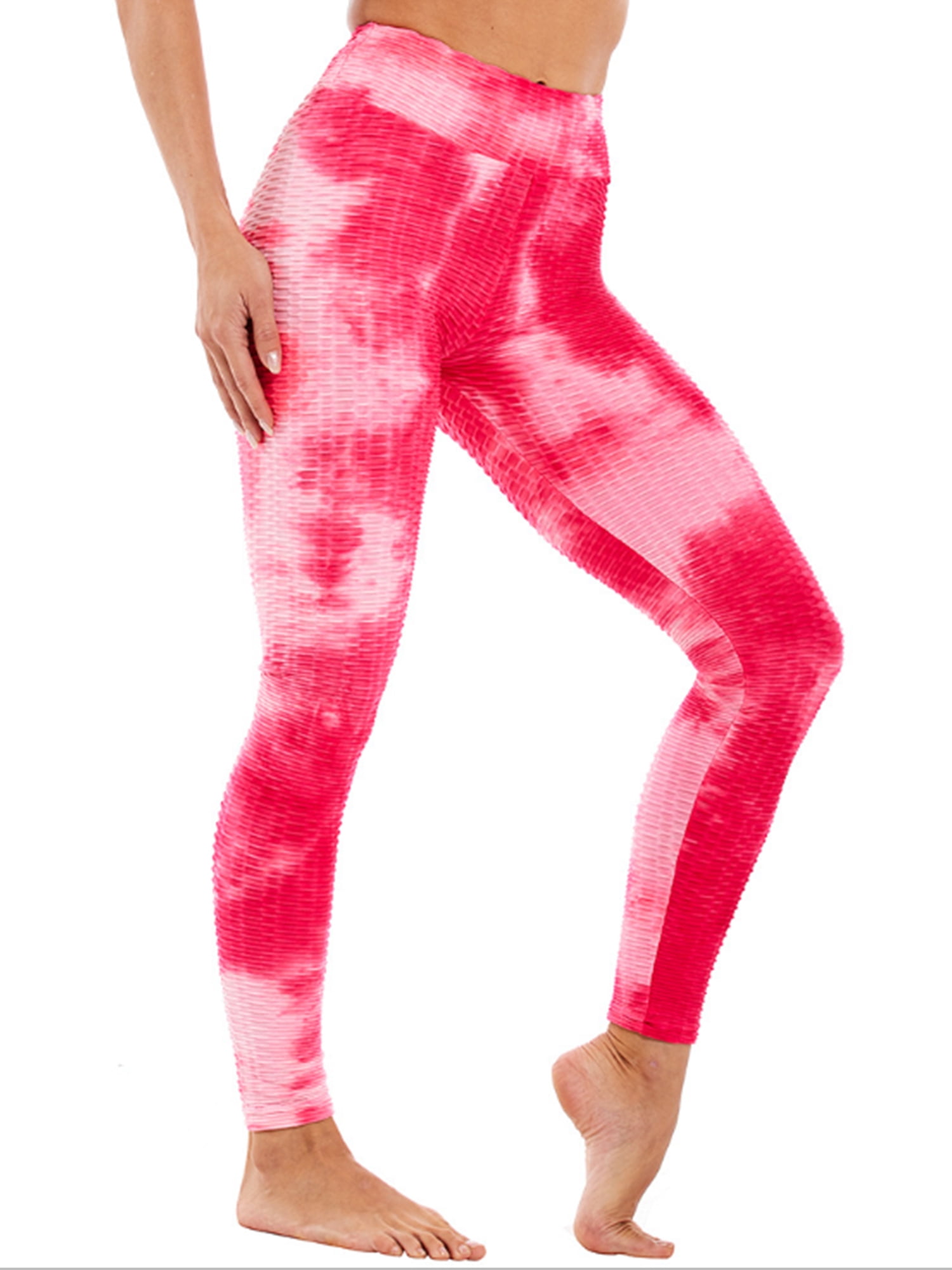 High Waist Casual Yoga Sports Workout Tie Dye Tights Leggings Trouser