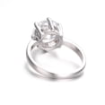 thumbnail image 7 of Yoursfs 2Ct Engagement Promise Rings Anniversary Bands For Women White Gold Plated Classic 6-Prong Setting Round Cut CZ Solitaire Rings (Size 7), 7 of 7