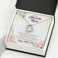 thumbnail image 3 of To Mom Awesome Mom Forever Necklace w Message Card, 3 of 20
