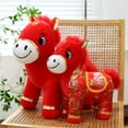 thumbnail image 2 of Horse Plush Ornament,2026 Year of The Horse Chinese New Year Ornaments,Cute Horses Mascot Statue,Lunar New Years Red Gifts,LaughingHorse,Crying Horses,Zodiac Feng Shui Decors, 2 of 35