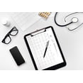 thumbnail image 2 of Portapapeles Better Office Products de plástico negro, paquete de 12, 2 of 5
