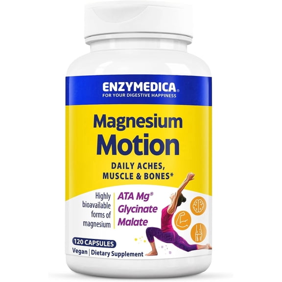 Enzymedica Magnesium Motion 120 Caps