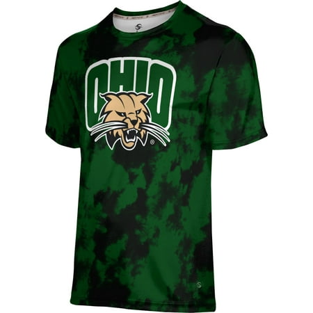Ohio University Bobcats Logo - ProSphere Men's Ohio University Grunge Tech Tee