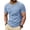 Light Blue, variant on Men's Short Sleeve Workout T-Shirt Athletic Raglan Tee Moisture Wicking Quick Dry Performance Top for Training Hiking Daily Wear