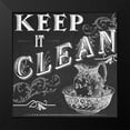 thumbnail image 2 of Vess, June Erica 15x15 Black Modern Framed Museum Art Print Titled - Chalkboard Bath Signs IV, 2 of 5