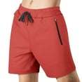 thumbnail image 6 of Pepypepy 100% Cotton Men’s Shorts with Zipper Pockets – Soft Lightweight Athletic, Size: S-XXL, 6 of 7