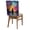 Blue, variant on Sitting Black Cat Chair Back Covers Set of 8 Enchanted Forest Fantasy Sky Dreamy Removable Dining Chair Slipcovers Washable Seat Protector for Restaurant Party Banquet Kichen Decor