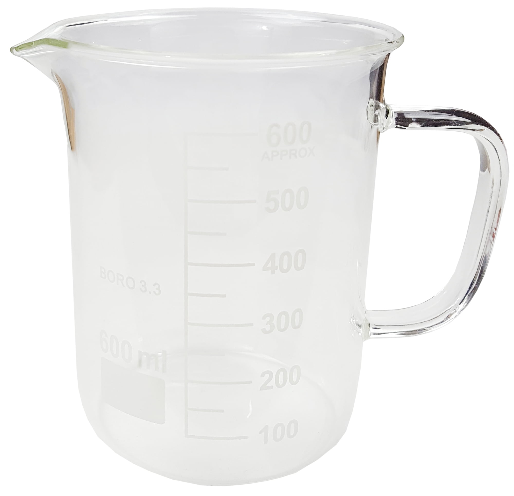 Beaker Coffee Mug with Pour Spout, 600ml