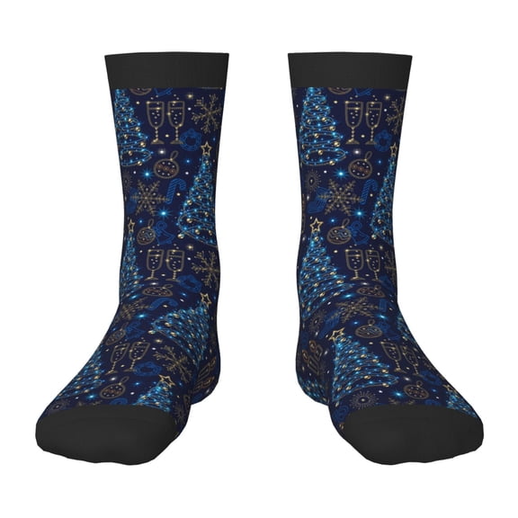 Naloa Shining Christmas Tree Kids Socks Unisex Kids and Toddlers' Crew Socks, ,1 Pairs