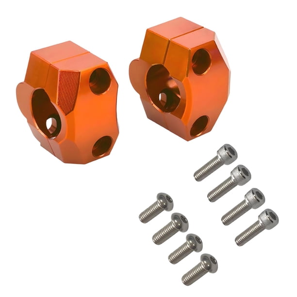 Elevador de motocicleta, aleación de aluminio, accesorios para motocicletas que aumentan el naranja