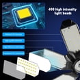 thumbnail image 3 of Kepeak LED Garage Ceiling Lights, 200W 6500K with 8+1 Deformable Panels Garage Lights for Garage, Workshop, Support E26/E27, 3 of 8