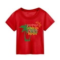 thumbnail image 2 of Hienoo Toddler Girls' Tee Hawaii Short Sleeve T Shirt Summer Casual T Shirt, 2 of 3
