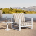 thumbnail image 6 of Outdoor Cushion Set for Patio Furniture Deep Seat Chair Cushions Sofa Chair Pad, 24.4x23.6 Inch, Khaki Stripe, 6 of 6