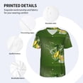 thumbnail image 5 of Rocae Friut Avocado for Breathable Men's Baseball T-Shirt Fashionable Casual Baseball Jersey, Moisture-wicking Sportswear 3X-Large, 5 of 9