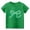 AB30 Green, variant on Girl'S Lightweight Short Sleeve Shirts Kids Summer Tops Crewneck Bow Print Tees Navy Size 9-10 Years