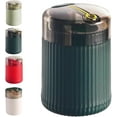 thumbnail image 1 of Pop-Up Automatic Toothpick Dispenser, Household Living Room Toothpicks Jar, Toothpick Storage Box, Pop Up Toothpick Dispenser, for Both Indoor And Outdoor Use (Dark green), 1 of 7