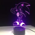 thumbnail image 2 of CDQ Sonic The Hedgehog Lamp Colorful Table Lamp for Kids Room, 2 of 5