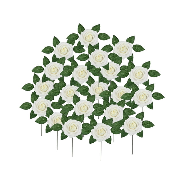 Great promotion! Foam Artificial Rose Heads Flowers Wedding Bride Bouquet Home Decors Popular!